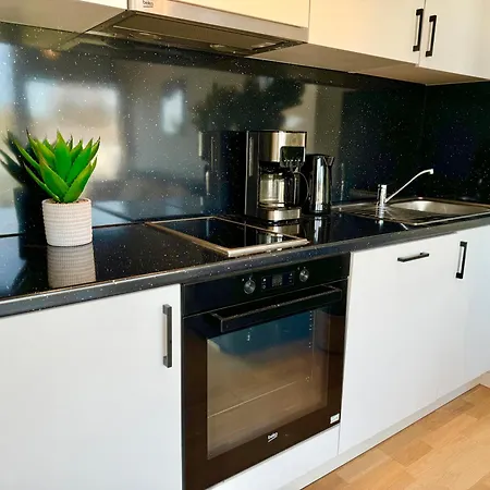 Modern With Balcony Near Scs شقة نيودورف
